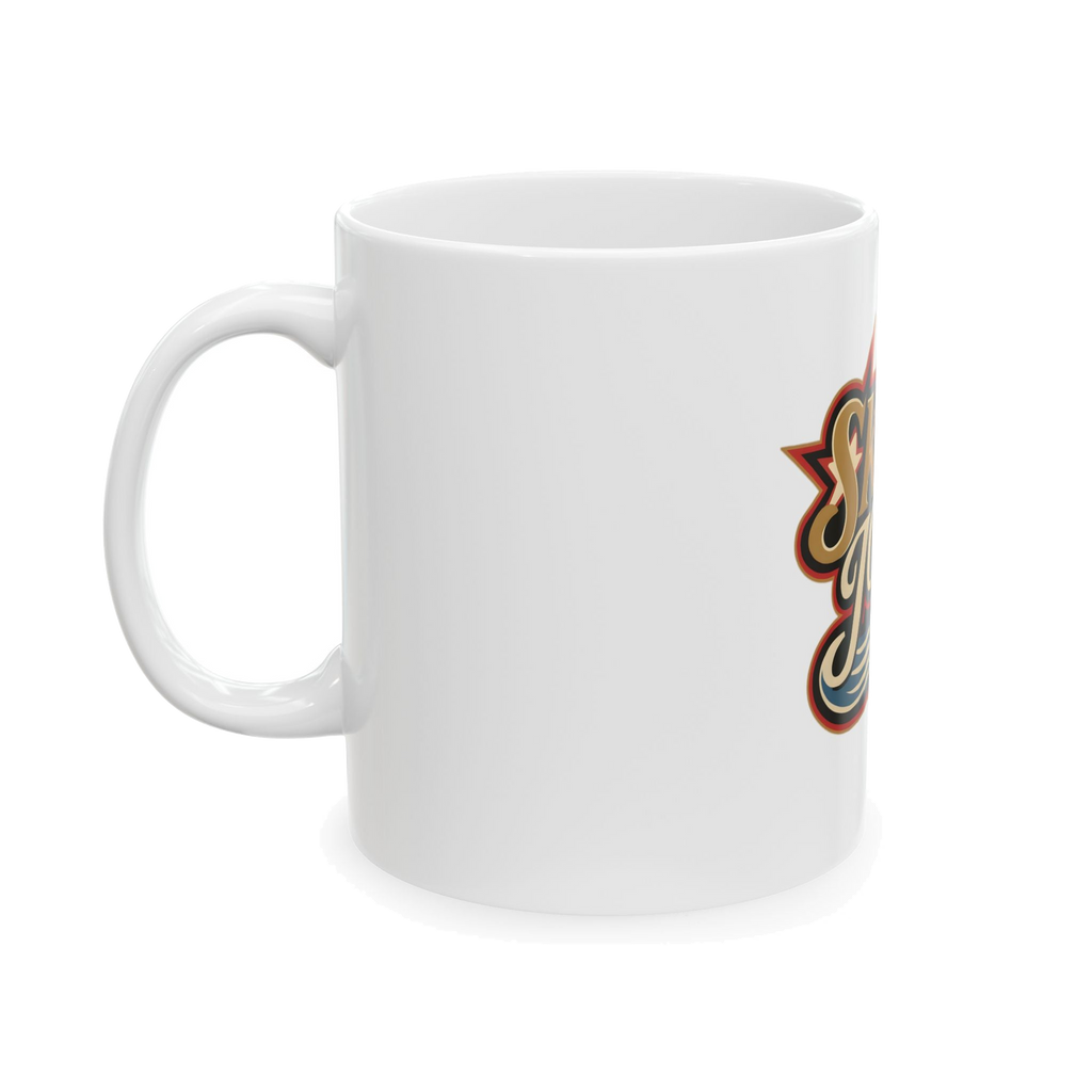 Skinny Joey's retro hockey mug, Philadelphia streetwear