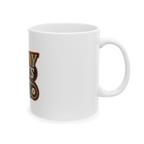 Skinny Joey's retro hockey mug, The Skinny with Joey Merlino podcast merch