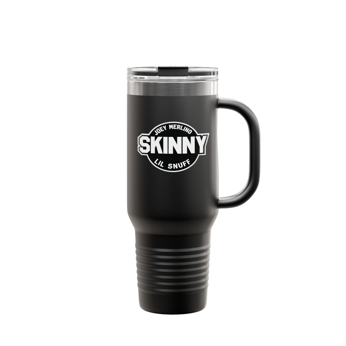 Skinny Joey x Lil Snuff 40oz travel mug, Skinny Joey's Cheesesteaks apparel