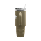 Skinny Joey x Lil Snuff 40oz travel mug, The Skinny Podcast with Joey Merlino & Lil Snuff merch