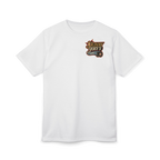 Playoff Hockey all-over print tee with white stitching, Skinny Joey's Cheesesteaks apparel