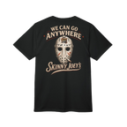 Playoff Hockey all-over print tee, Philly culture apparel