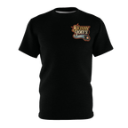 Playoff Hockey all-over print tee, Skinny Joey's Cheesesteaks apparel