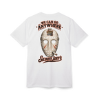 Playoff Hockey all-over print tee, The Skinny Podcast with Joey Merlino & Lil Snuff merch