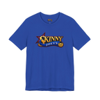 Philly Playoff graphic tee in royal blue, Skinny Joey's Cheesesteaks apparel