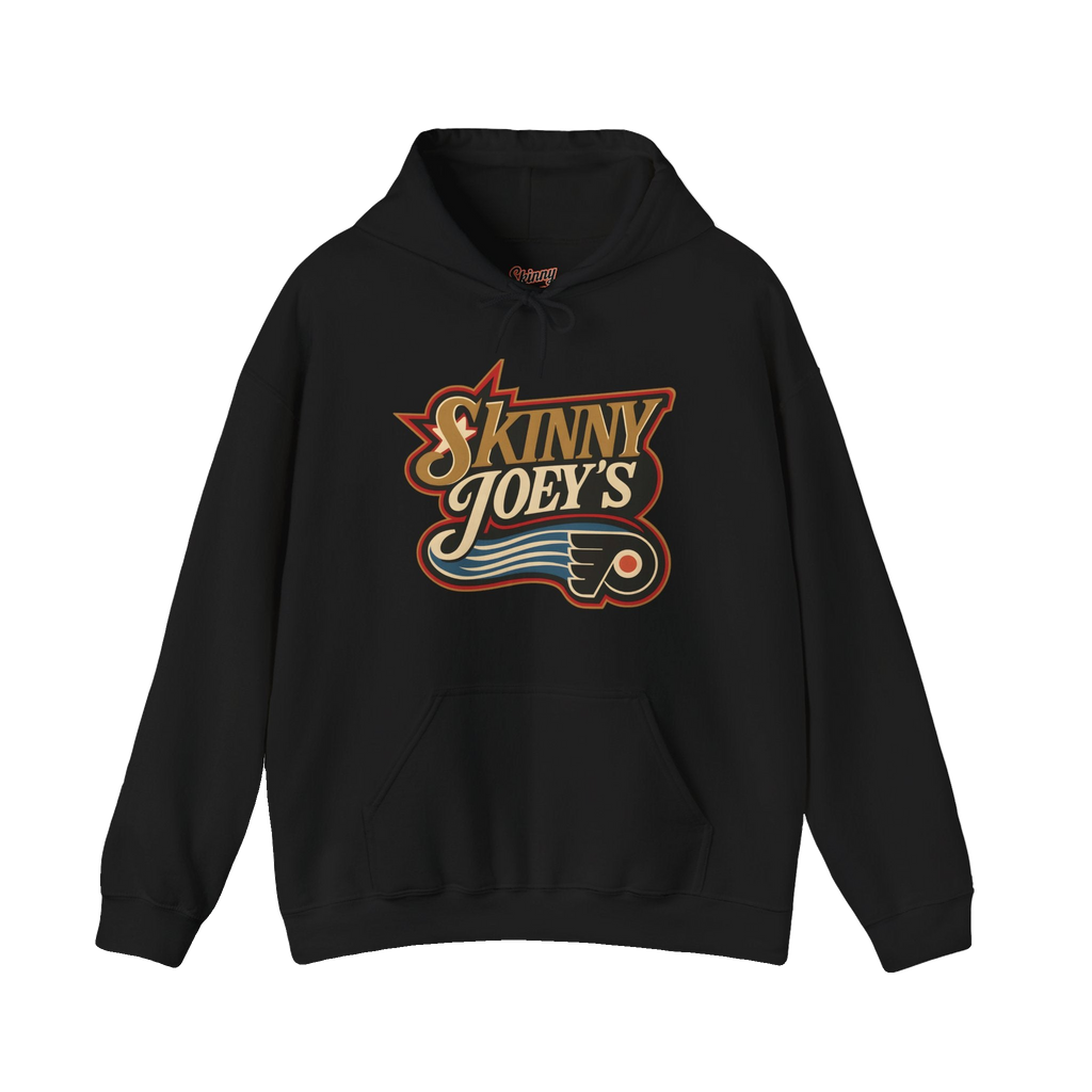 We Support Philadelphia Hockey hoodie in black, South Philly streetwear