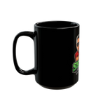 The Skinny Podcast black coffee mug, gallery photo 7, The Skinny with Joey Merlino podcast merch