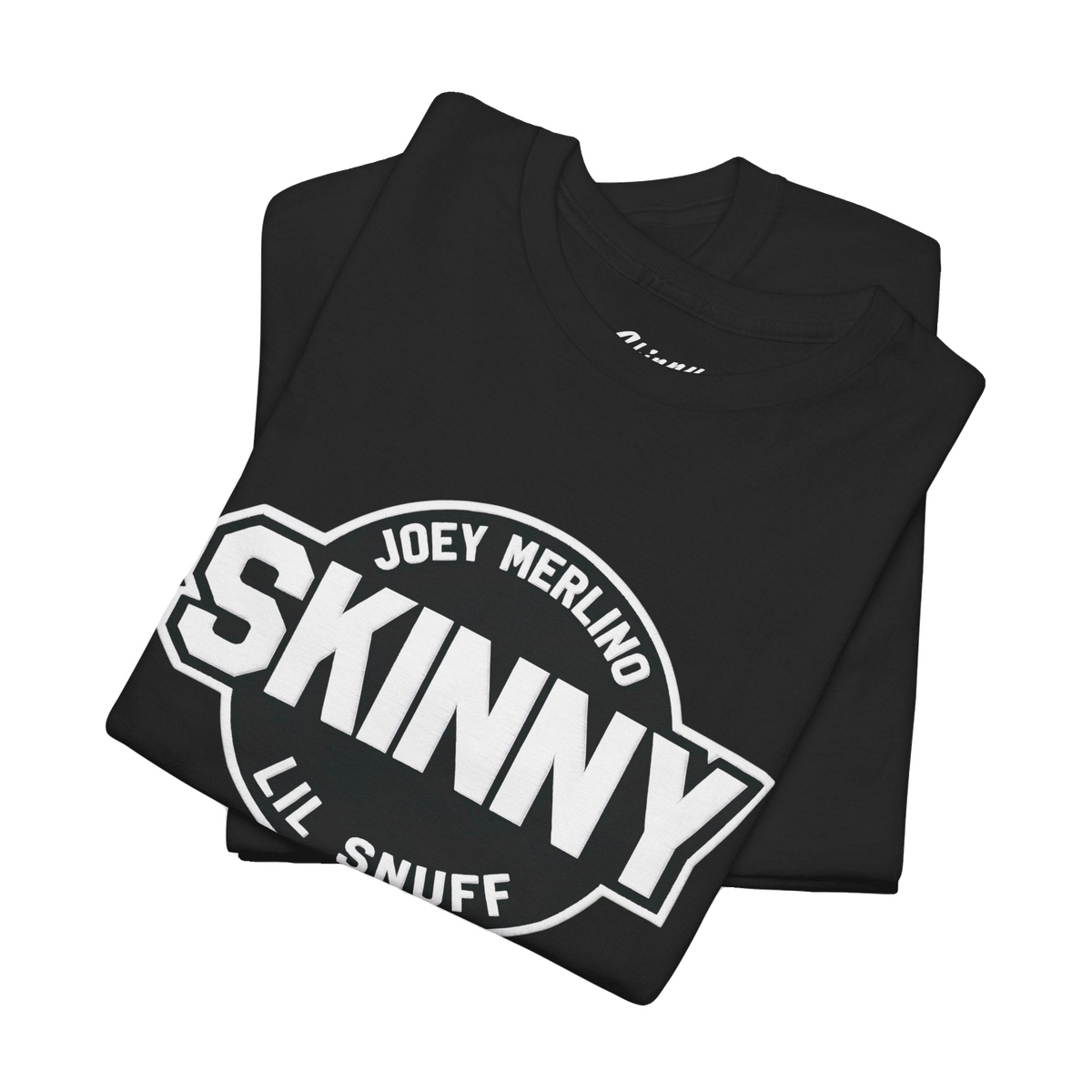 Skinny logo Joey Merlino & Lil Snuff tee, South Philly streetwear