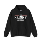 The Skinny Podcast fleece hoodie in black, The Skinny Podcast with Joey Merlino & Lil Snuff merch
