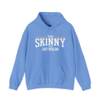 The Skinny Podcast fleece hoodie in carolina blue, South Philly streetwear