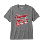Retro Diner logo graphic tee in deep heather, The Skinny Podcast with Joey Merlino & Lil Snuff merch