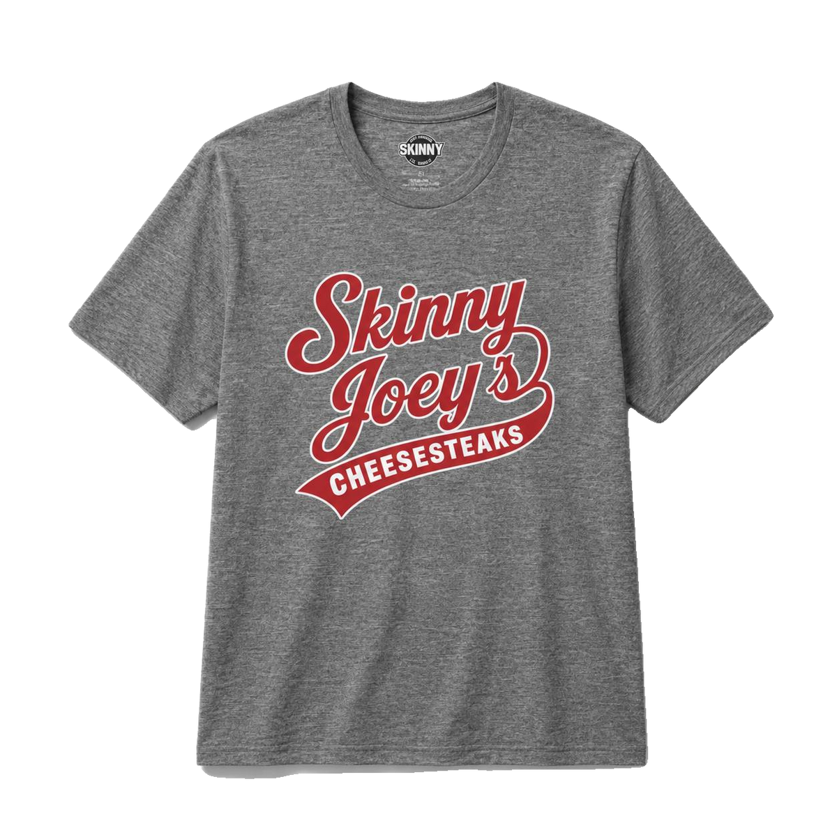 Retro Diner logo graphic tee in deep heather, The Skinny Podcast with Joey Merlino & Lil Snuff merch