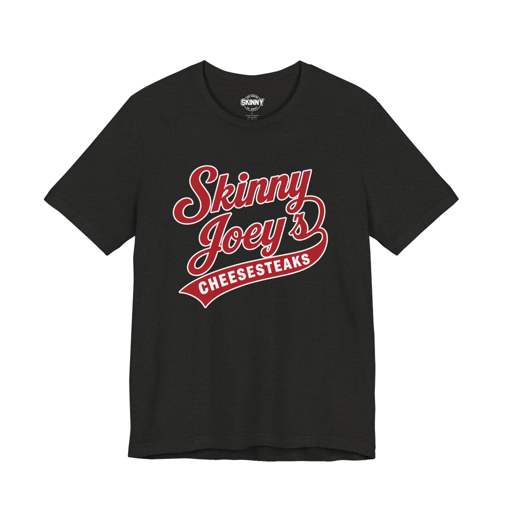 Retro Diner logo graphic tee in black heather, Philly culture apparel