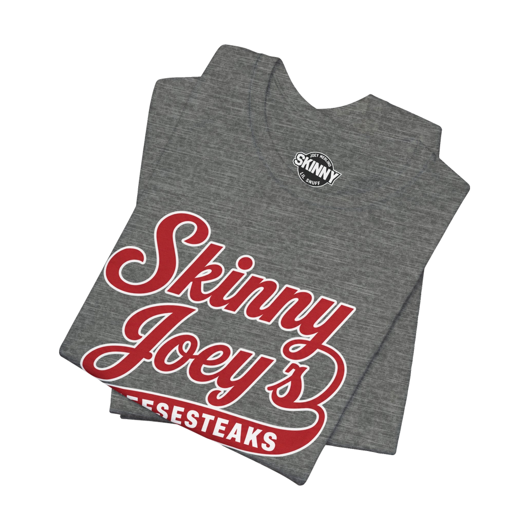Retro Diner logo graphic tee, Skinny Joey's Cheesesteaks apparel