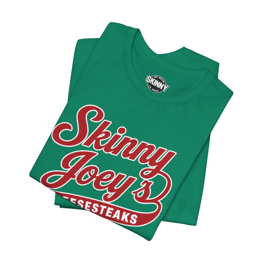 Retro Diner logo graphic tee, The Skinny with Joey Merlino podcast merch