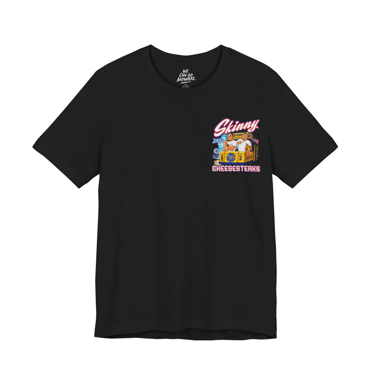 Wildwood Edition graphic tee in black, Philadelphia streetwear