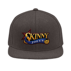 Skinny Joey's retro logo snapback cap in dark heather gray, South Philly streetwear