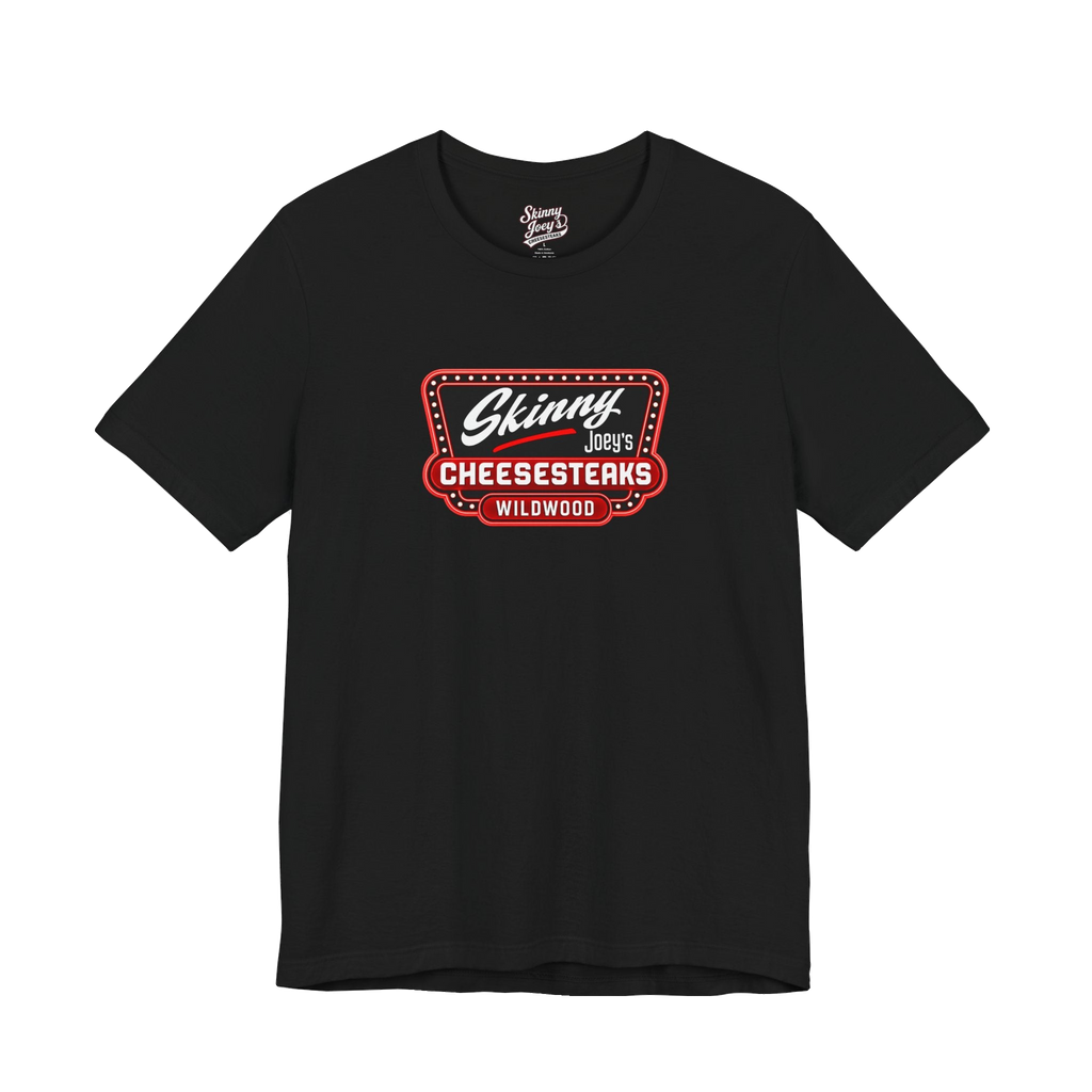 Official Wildwood graphic tee, The Skinny with Joey Merlino podcast merch