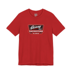 Official Wildwood graphic tee in red, The Skinny Podcast with Joey Merlino & Lil Snuff merch