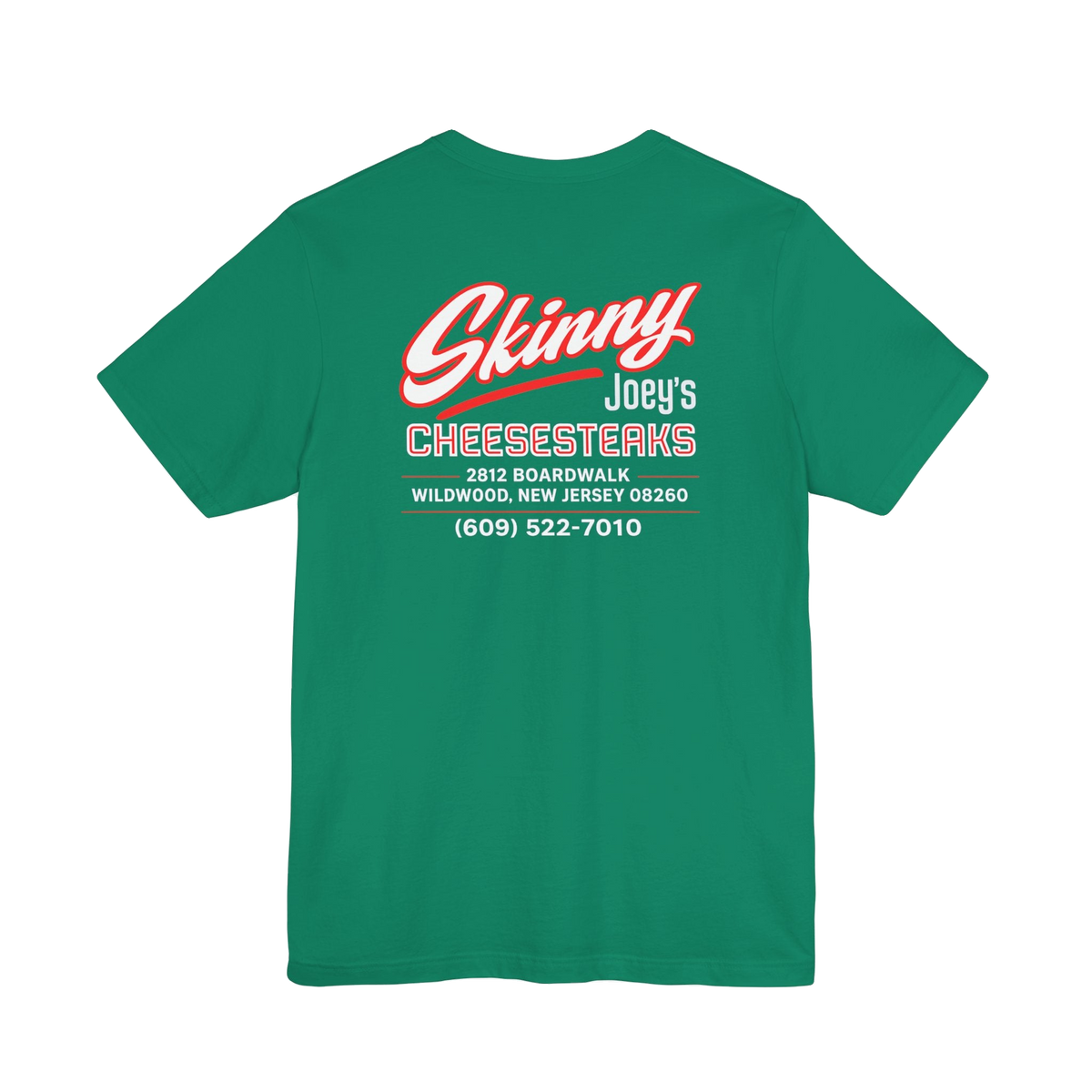 Official Wildwood graphic tee, The Skinny Podcast with Joey Merlino & Lil Snuff merch