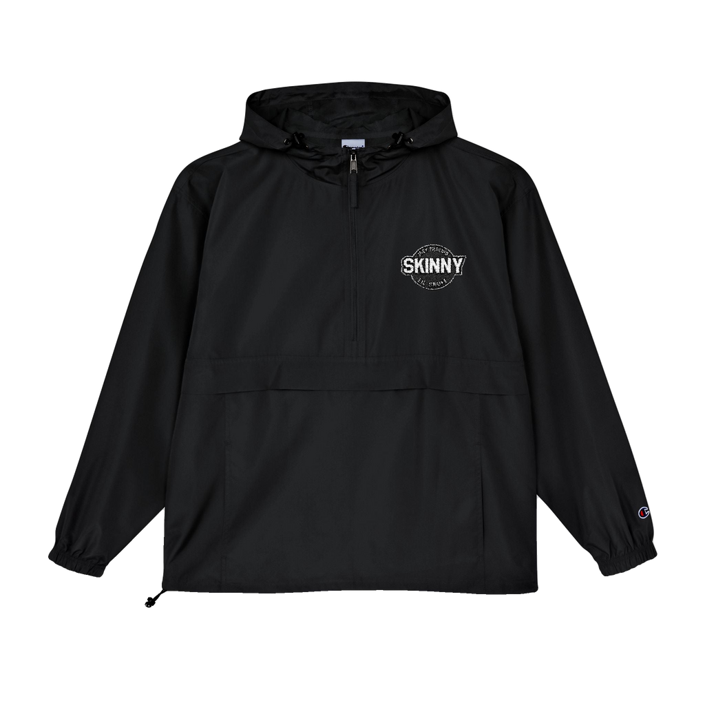 Skinny Joey track jacket in black, Philly culture apparel