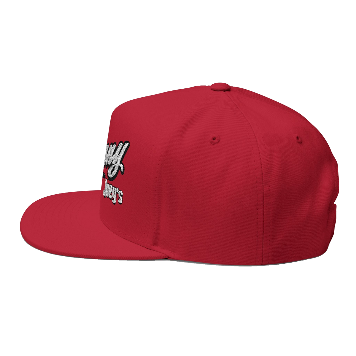 Skinny Joey's embroidered flat bill cap, gallery photo 15, Italian American pride apparel