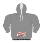 We Can Go Anywhere all-over print hoodie, Italian American pride apparel