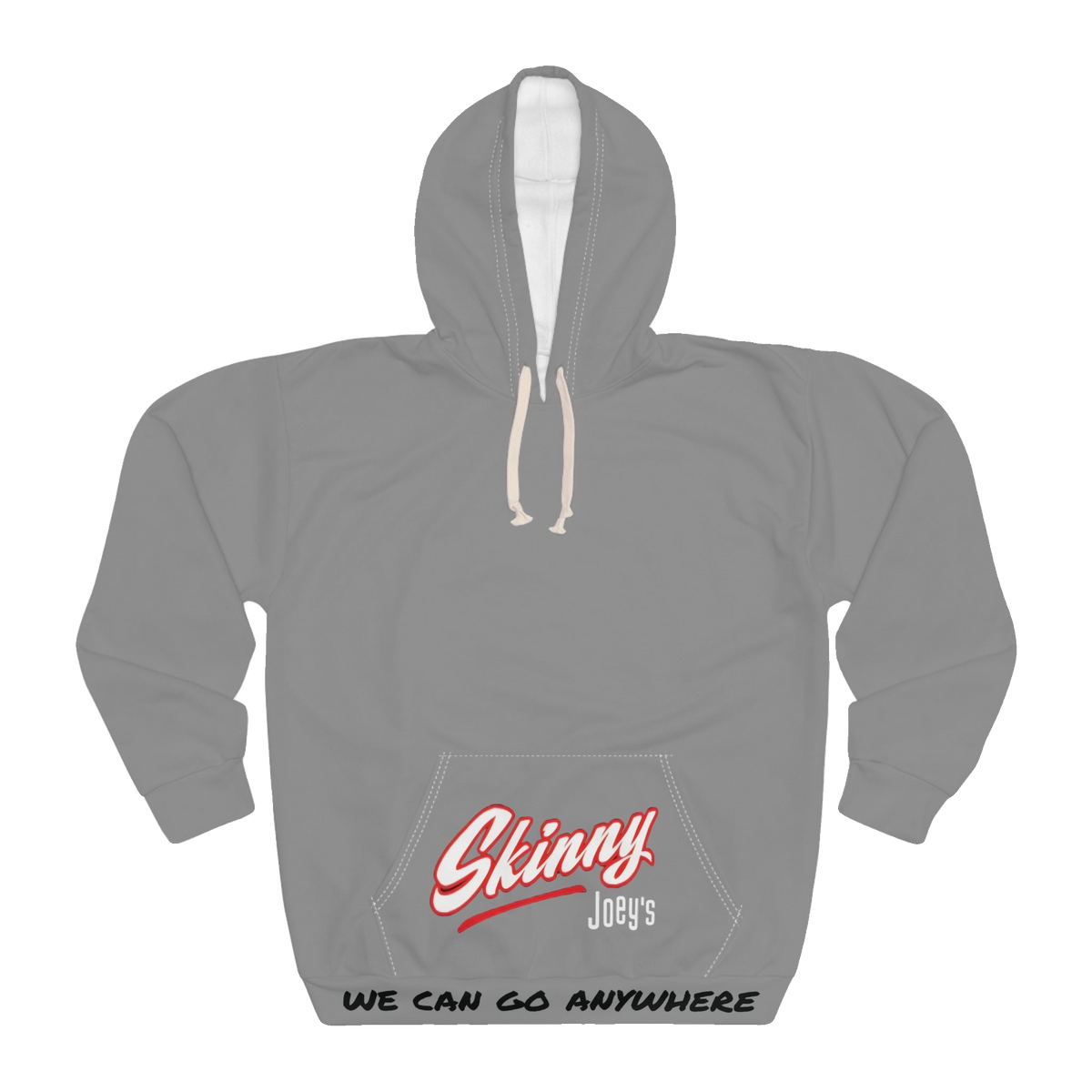 We Can Go Anywhere all-over print hoodie, Italian American pride apparel
