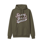 Philly Diner logo hooded sweatshirt in olive, The Skinny with Joey Merlino podcast merch