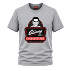 Skinny Joey's Cheesesteaks graphic tee in sport grey, Skinny Joey's Cheesesteaks apparel