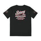 Skinny Joey's signature script athletic tee, Philadelphia streetwear