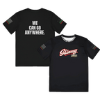 Skinny Joey's signature script athletic tee, Philly culture apparel