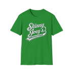 Skinny Joey's Cheesesteaks graphic tee in Irish green, Philly culture apparel