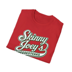 Skinny Joey's Cheesesteaks graphic tee, Italian American pride apparel