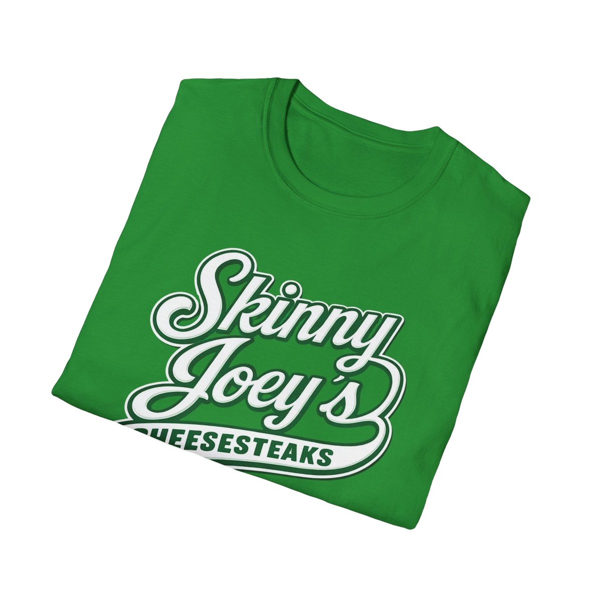 Skinny Joey's Cheesesteaks graphic tee, Philly culture apparel
