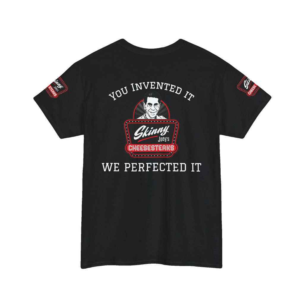 We Perfected It 3XL-5XL graphic tee in black, South Philly streetwear