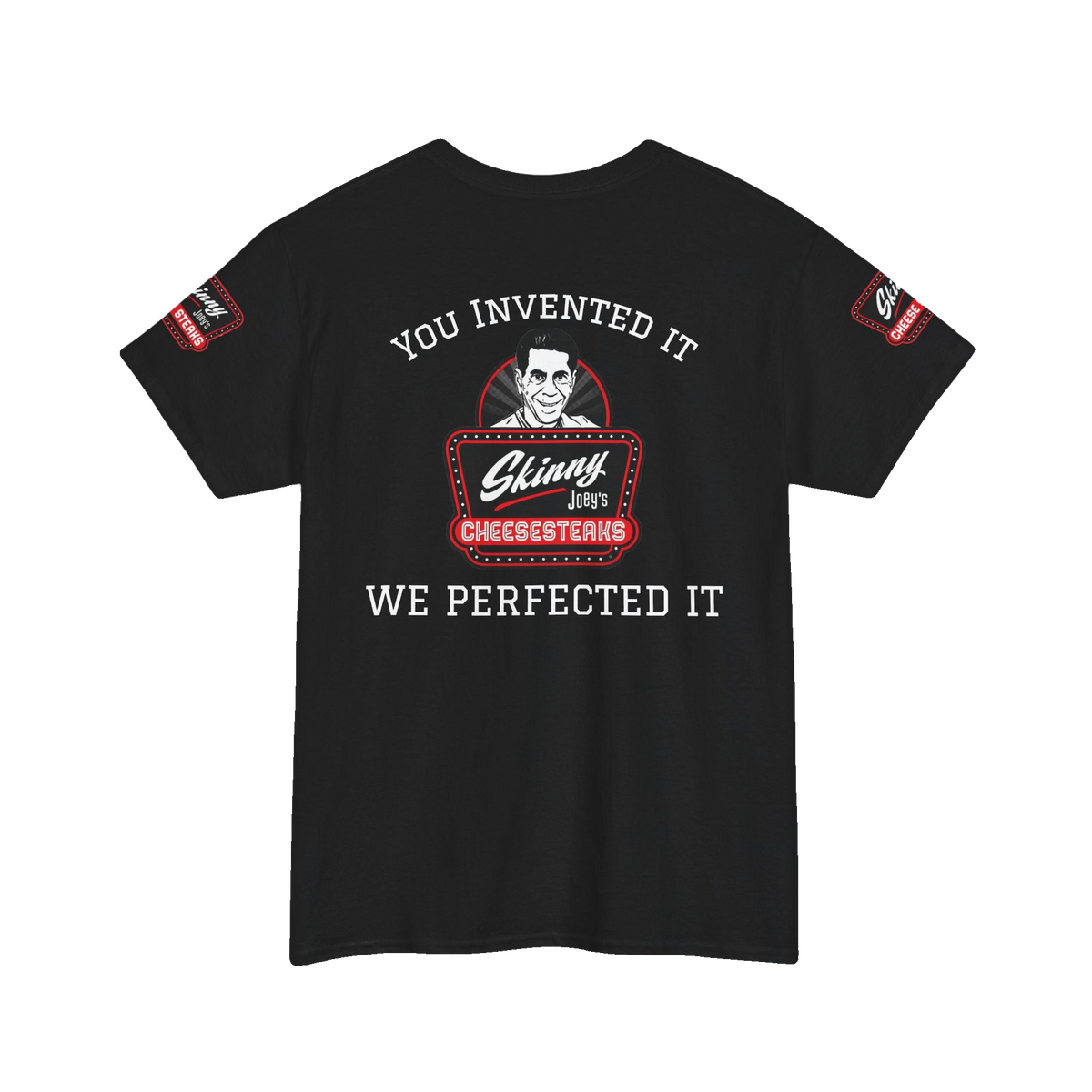 We Perfected It 3XL-5XL graphic tee in black, South Philly streetwear