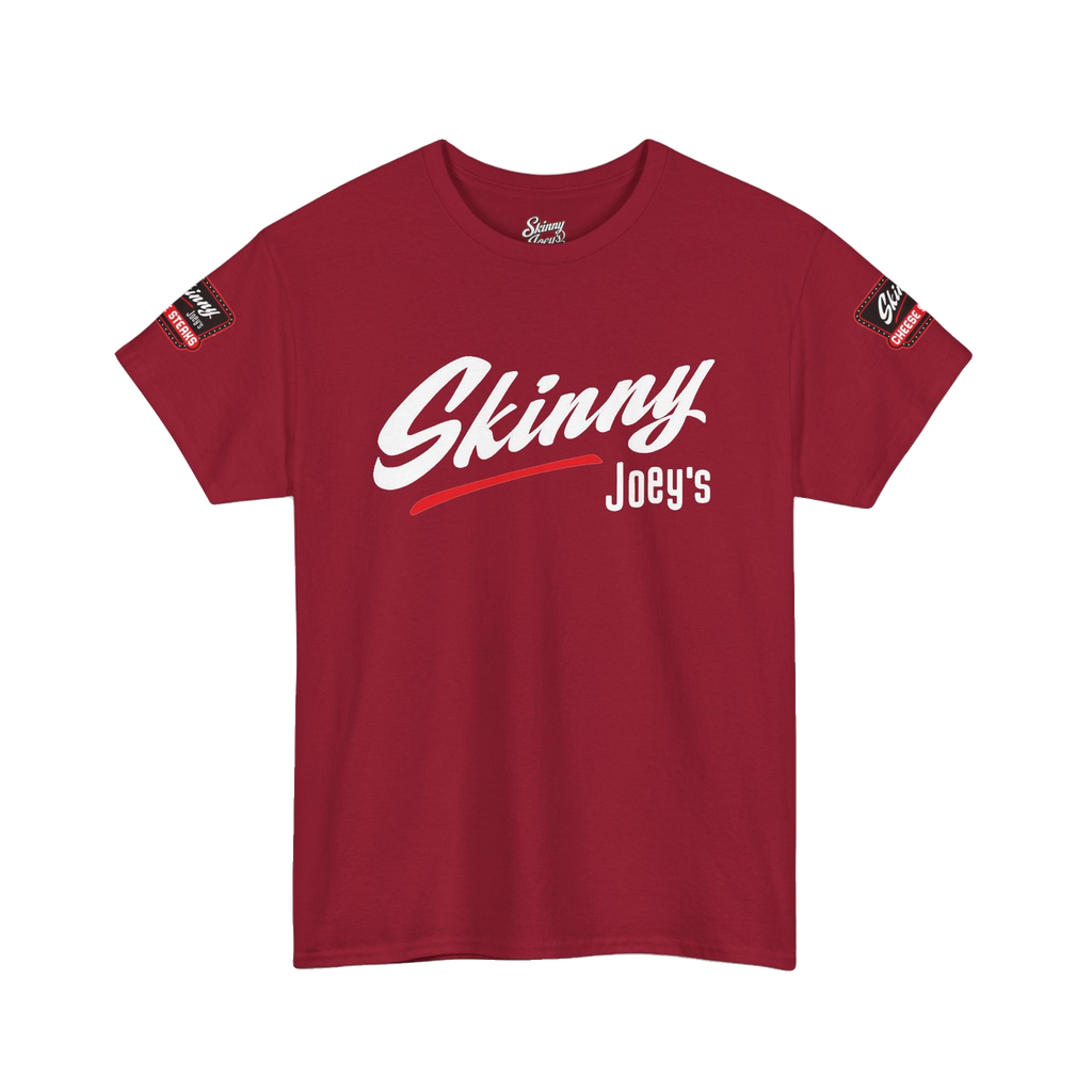 We Perfected It 3XL-5XL graphic tee in cardinal red, Philadelphia streetwear
