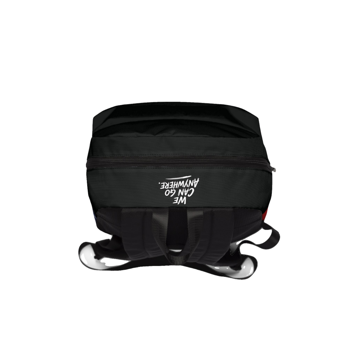 Skinny Joey's classic backpack, back straps, The Skinny with Joey Merlino Podcast
